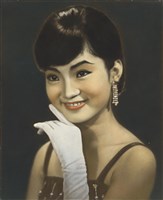 藏品(戴手套的女子)的圖片