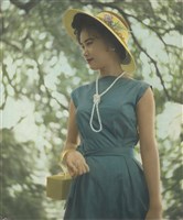 藏品(女性肖像 (李旺秀拍攝 李湞吉上色))的圖片