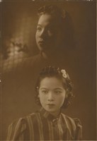 藏品(女子寫真-雙重曝光)的圖片