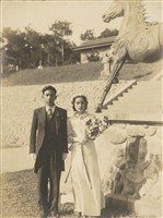藏品(神社前結婚留影)的圖片