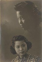 藏品(雙重曝光女子肖像)的圖片