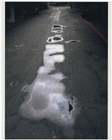 藏品(柏油路面有水灘)的圖片