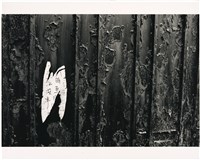 藏品(鐵皮牆面、垃圾車字條)的圖片