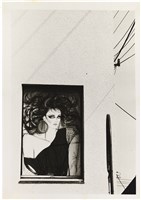 藏品(〈夏日〉：牆面窗戶女人畫像)的圖片