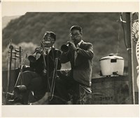 藏品(電鍋旁兩人吹嗩吶)的圖片