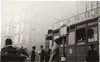 藏品(〈1944 黃包車與電車 上海南京西路〉)的圖片