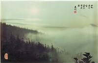 藏品(〈山色遠含空 蒼茫澤國東〉)的圖片