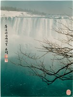 藏品(〈落瀑傾瀉擁烟雲〉)的圖片