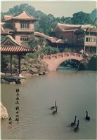 藏品(〈樓亭幽逸 戲水成群〉)的圖片