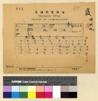 藏品(與張秘書長往來文電)的圖片