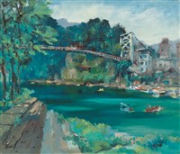 藏品(碧水清潭－《高原與海洋的對話》蒙藏委員會蒐藏臺灣美術教師畫冊)的圖片