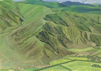 藏品(西藏大地－《高原與海洋的對話》蒙藏委員會蒐藏臺灣美術教師畫冊)的圖片