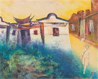 藏品(情繫海洋的澎湖－《高原與海洋的對話》蒙藏委員會蒐藏臺灣美術教師畫冊)的圖片