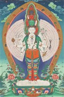 藏品(千手千眼觀音 - 《唐卡藝術》選集)的圖片