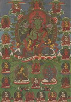 藏品(二十一度母 - 《唐卡藝術》選集)的圖片