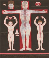 藏品(第十一圖 人體的脈絡（正面） - 《唐卡藝術》選集)的圖片