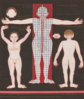 藏品(第十四圖 人體的脈網 - 《唐卡藝術》選集)的圖片
