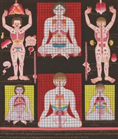 藏品(第五十一圖 人體臟腑解剖型態 - 《唐卡藝術》選集)的圖片