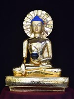 藏品(釋迦牟尼佛像(鎏金))的圖片