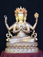 藏品(四臂觀音佛像)的圖片