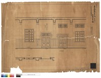 藏品(子：參等待合室詳細圖（廣場側立面、月台側立面）)的圖片