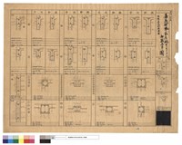 藏品(各種梁及柱斷面圖)的圖片
