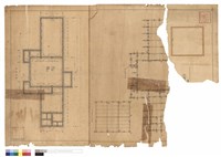 藏品(基礎伏圖（標尺寸）。吹拔部柱及樑伏圖（樑柱代號表）。柱伏圖。)的圖片
