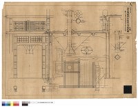 藏品(車庫表側及煙突詳細圖。)的圖片