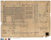 藏品(車庫背面鐵梯子詳細圖。)的圖片