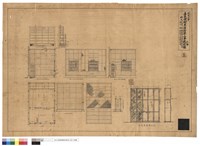藏品(職長室及工具置場詳細圖。更衣棚及工具棚詳細圖。)的圖片