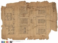 藏品(二階客室、一階貴賓室用洗面及便所、男子及婦人用便所詳細圖)的圖片