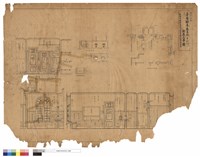 藏品(料理室及配膳室使用人休息室。押入及便所詳細圖)的圖片