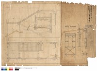 藏品(子：エレベター昇降通路鐵骨階段配筋圖(電梯))的圖片