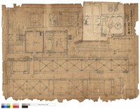 藏品(エレベター昇降通路鐵骨(電梯)、ボイテー室機械室詳細圖)的圖片