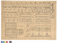 藏品(構造圖（一）、柱樑板伏圖)的圖片