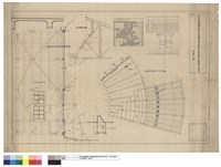 藏品(擴張側仮板囲修繕詳細。天窗修繕ヶ所斷面。車庫修繕ヶ所平面。)的圖片