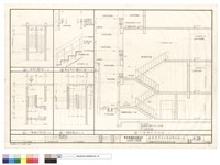藏品(丁樓梯平面、剖面、踏步、扶手大樣)的圖片