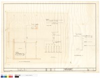 藏品(地下一層垃圾處理機動力配綫平面圖、單綫圖、中央監控室設備配置平面)的圖片