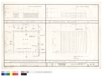 藏品(試車間地面層及屋頂平面圖、試車間正及背立面圖)的圖片