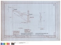 藏品(安全支撐剖面圖及擋土牆配筋圖)的圖片