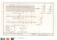 藏品(餐廳封閉風管牆立面圖,平面圖,剖面圖,通風窗詳圖,抽水線板大樣)的圖片
