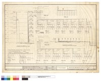 藏品(動力配電箱接線圖及配電箱升位示意圖)的圖片
