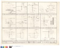 藏品(地下室內外柱及地坪以及壹弍樓外柱及樓版伸縮縫、RC墻及噴磁磚天花及屋頂及女兒墻及馬席克天花伸縮縫大樣、集水井詳圖)的圖片
