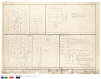 藏品(配置圖、小港機場跑道與基地關係圖、計算表(第二次變更)、都市計劃(現況)圖、地籍套繪圖、建築面積計算)的圖片