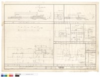 藏品(大門圍墻平面詳圖、正門及部份圍墻及正門及守衛室左右側及側門及門窗立面及正立面圖、側門平面圖、守衛室墻剖面)的圖片