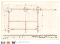 藏品(貮拾層,屋頂層鋼柱及鋼樑構架平面詳圖)的圖片