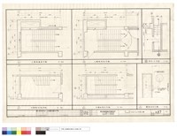 藏品(乙樓梯壹~貳層平面及丙樓梯地下~壹層平面、踏步壬平面、樓梯扶手大樣)的圖片