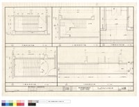 藏品(丙丁樓梯弍層平面及丁戊樓梯壹層及地下層平面)的圖片