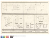 藏品(癸1及癸2樓梯平面、鑄鉄蓋排水溝大樣、洗衣室及油脂分離池詳啚)的圖片