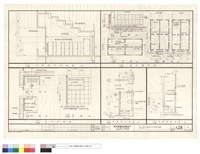 藏品(丁浴廁縱剖面啚、更衣櫃及衣物架詳啚、戊廁所平及剖面啚)的圖片